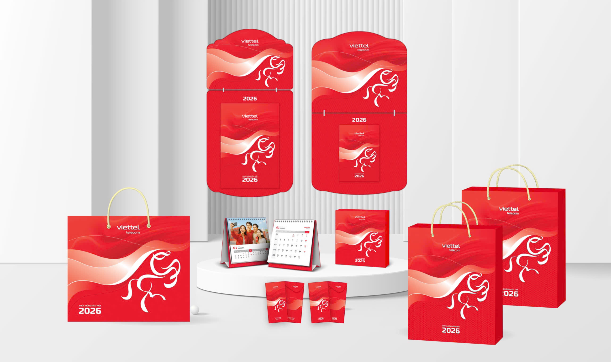 Bộ Ấn Phẩm Tết VIETTEL 2026